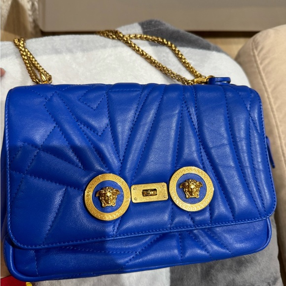 Versace medusa bag blue - Picture 4 of 11